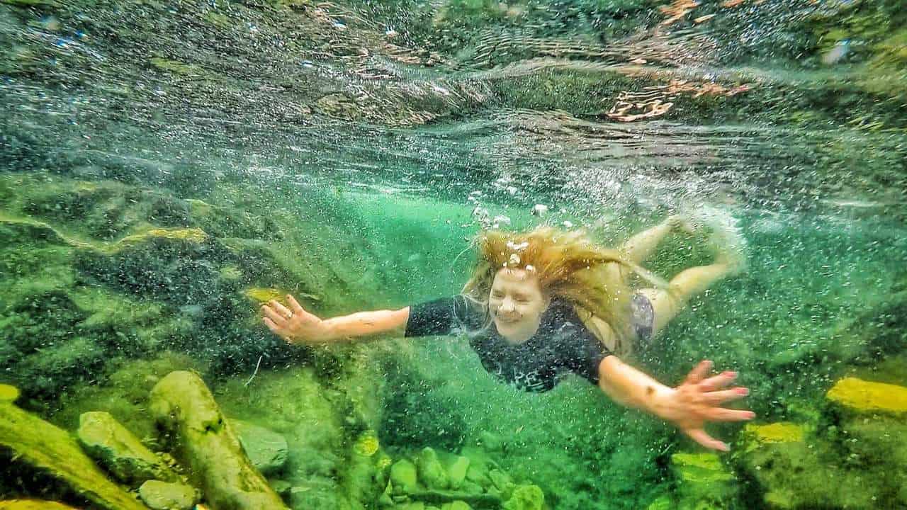 Wild swimming in Wales