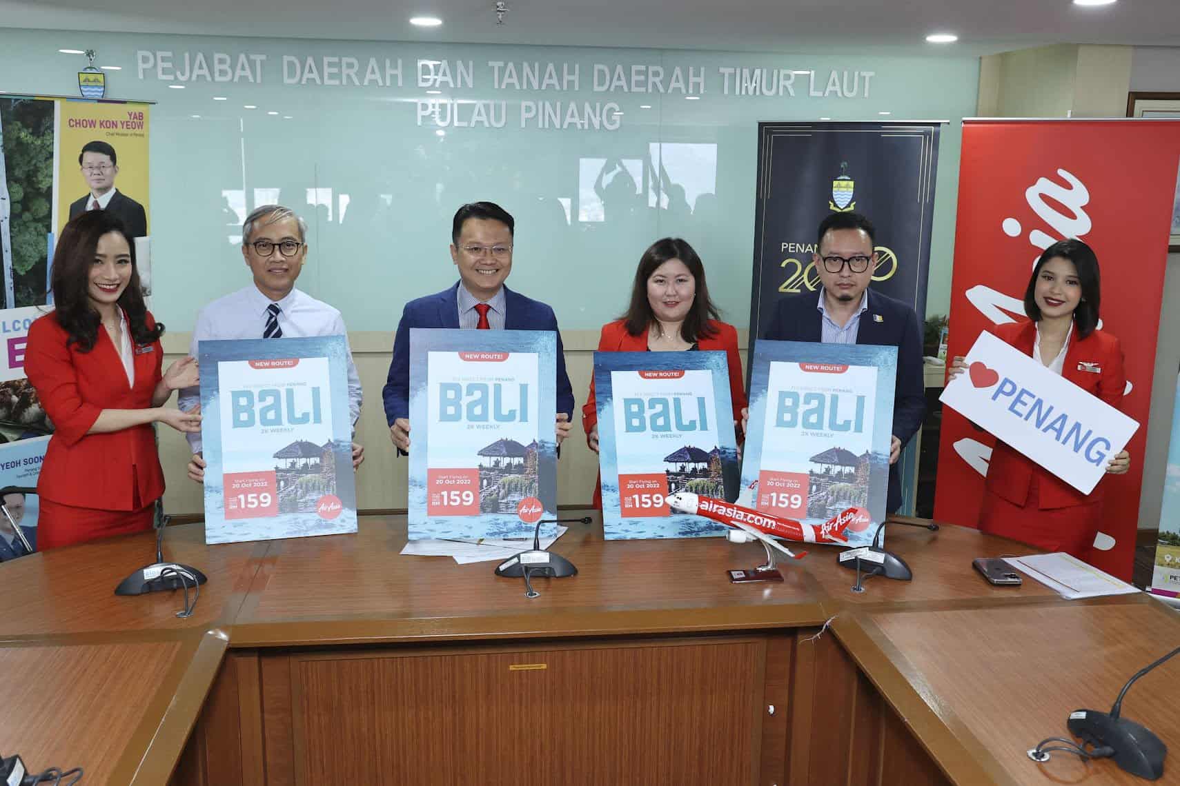 AirAsia Malaysia to launch new direct route to Penang from Bali on 20 Oct