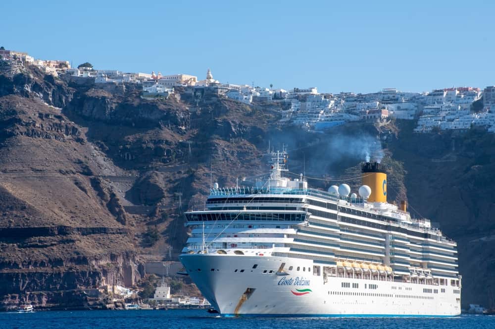 Costa Deliziosa departs on around-the-world cruise