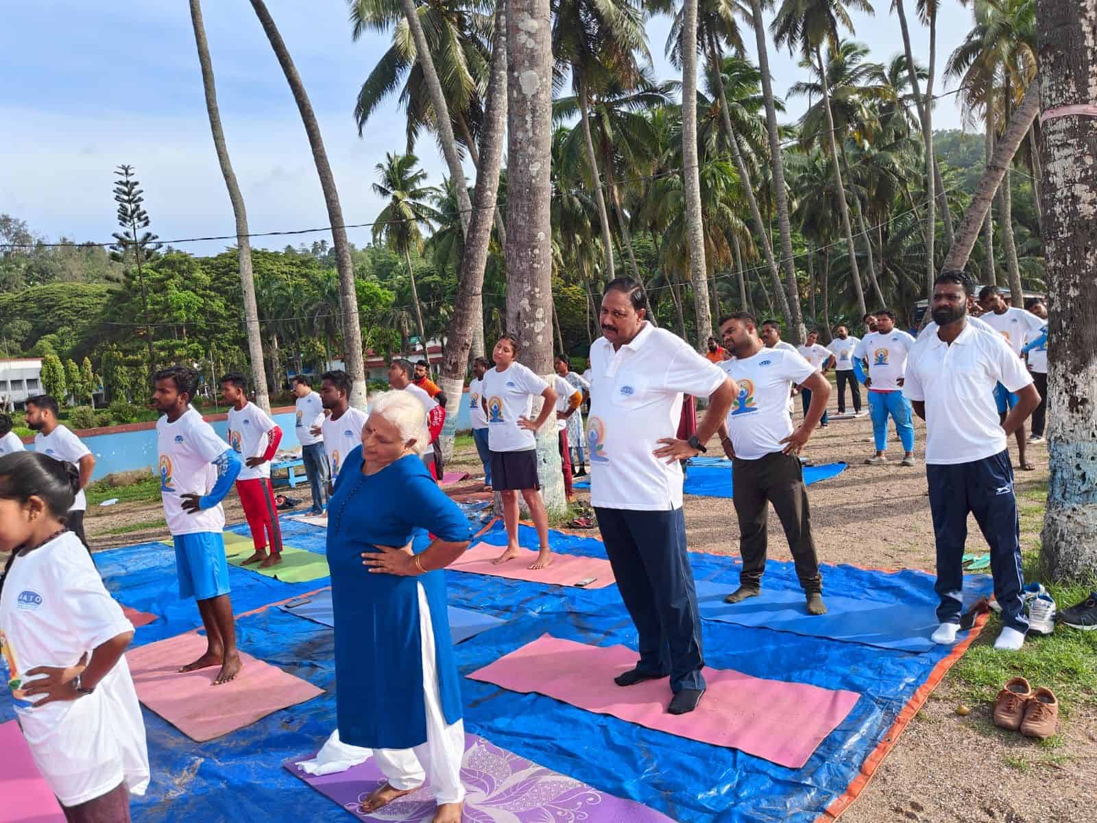 AATO and Ministry of Tourism, Govt. of India celebrate International Yoga Day at Corbynscove Beach