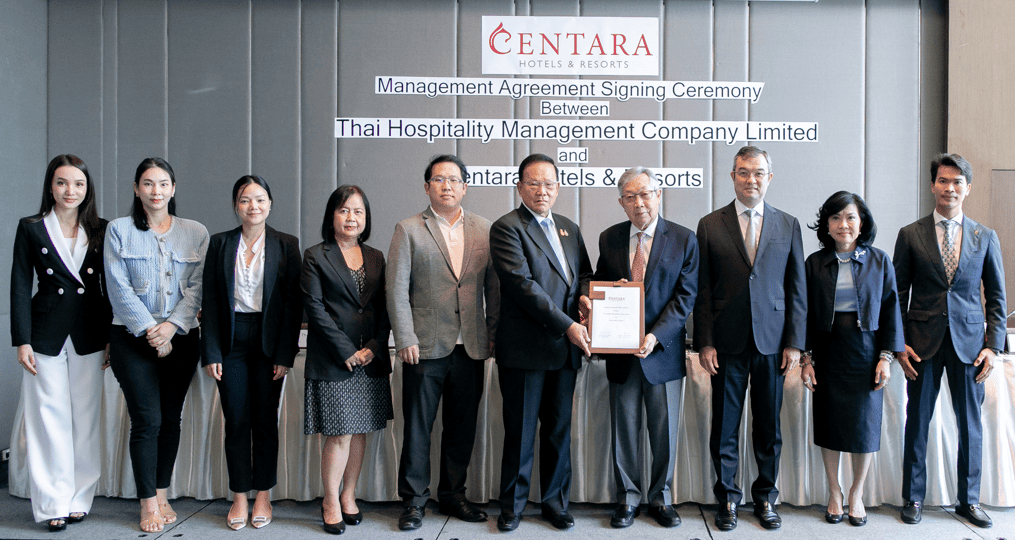 Centara and Thai Hospitality Management Company Limited sign HMA for 2nd Bangkok Hotel together