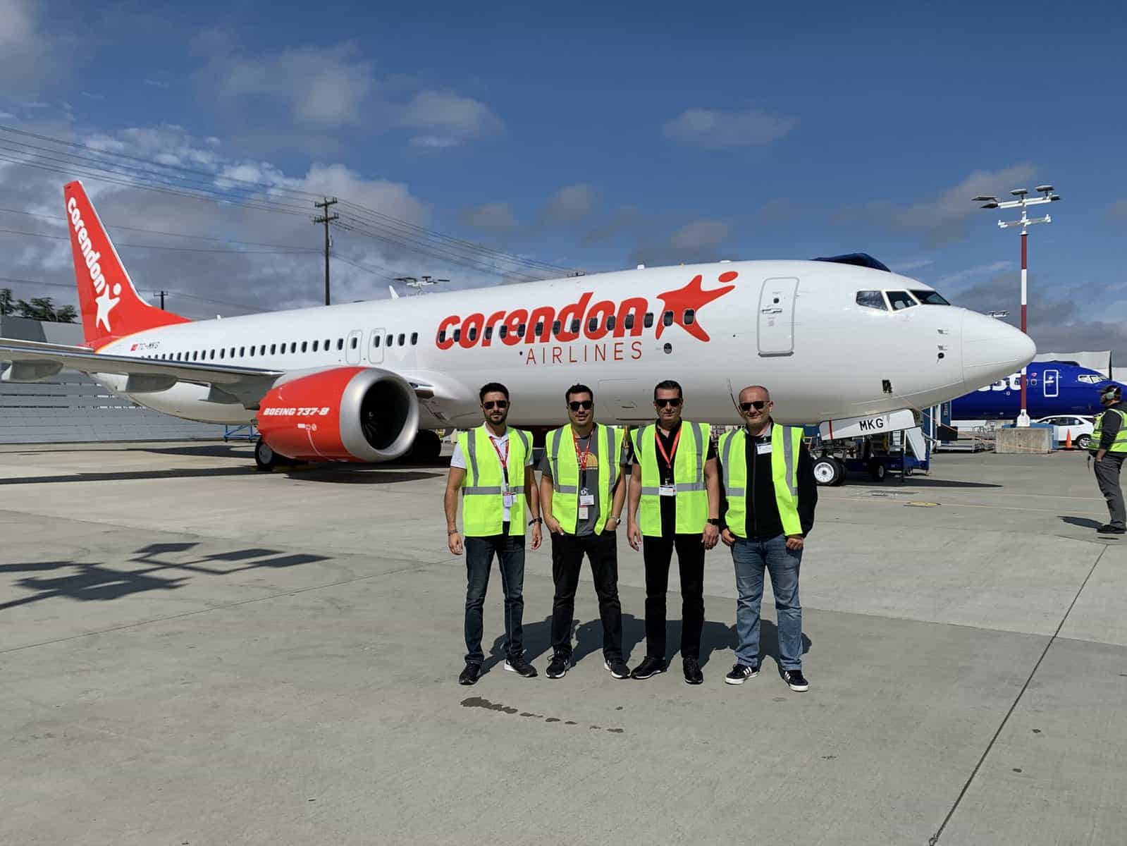 Corendon Airlines takes delivery of Boeing 737-8 Aircraft