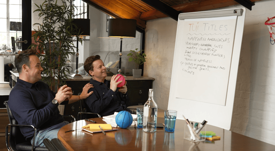 TUI announces Ant & Dec as their ‘Happiness Ambassadors’  