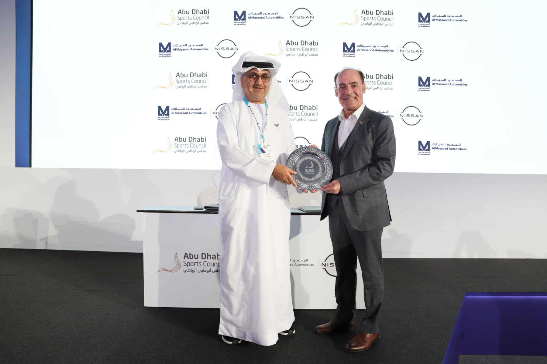 Abu Dhabi Sports Council and Al Masaood Automobiles renew partnership agreement