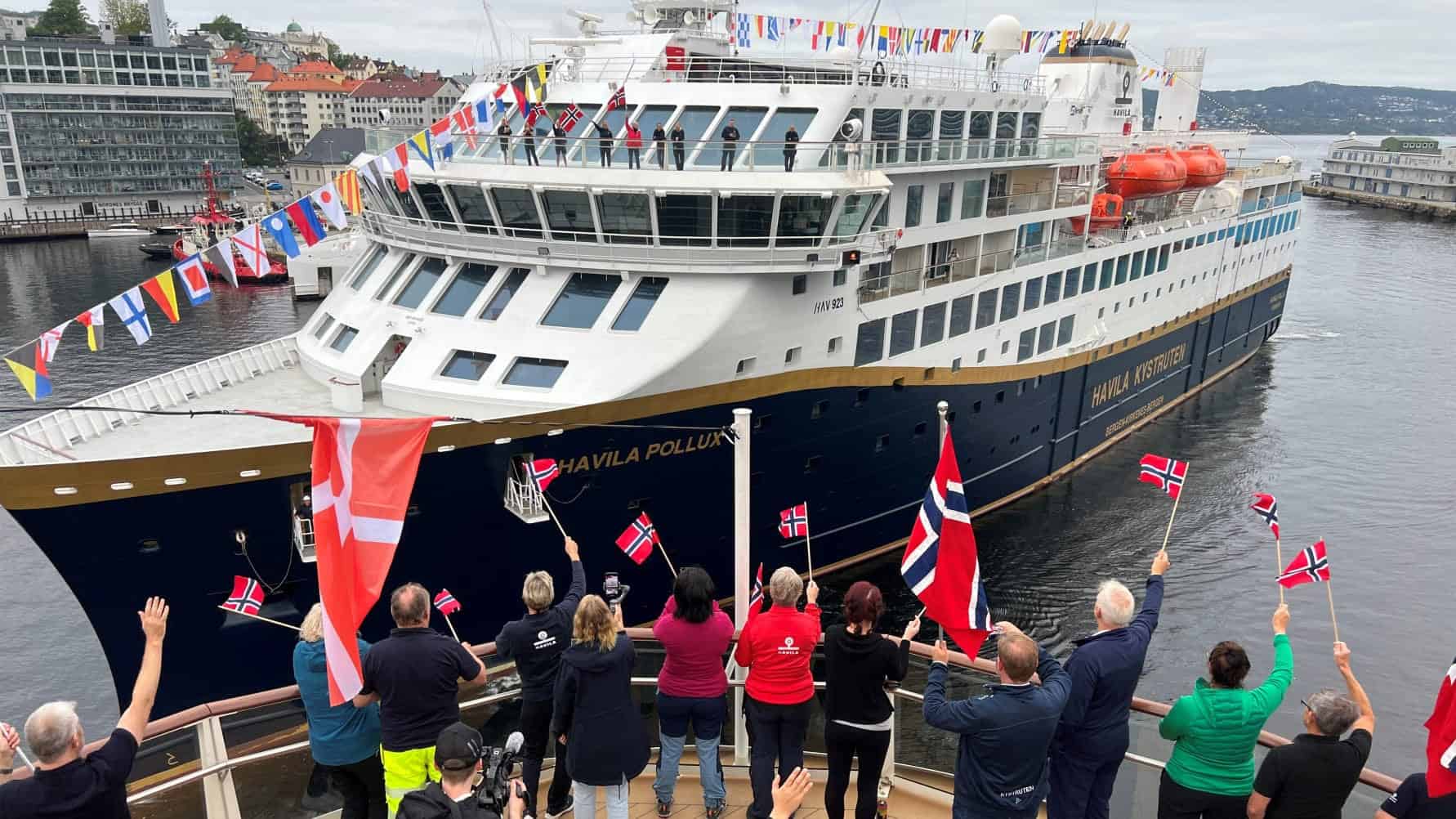 Havila Pollux completes the fleet of Havila Voyages