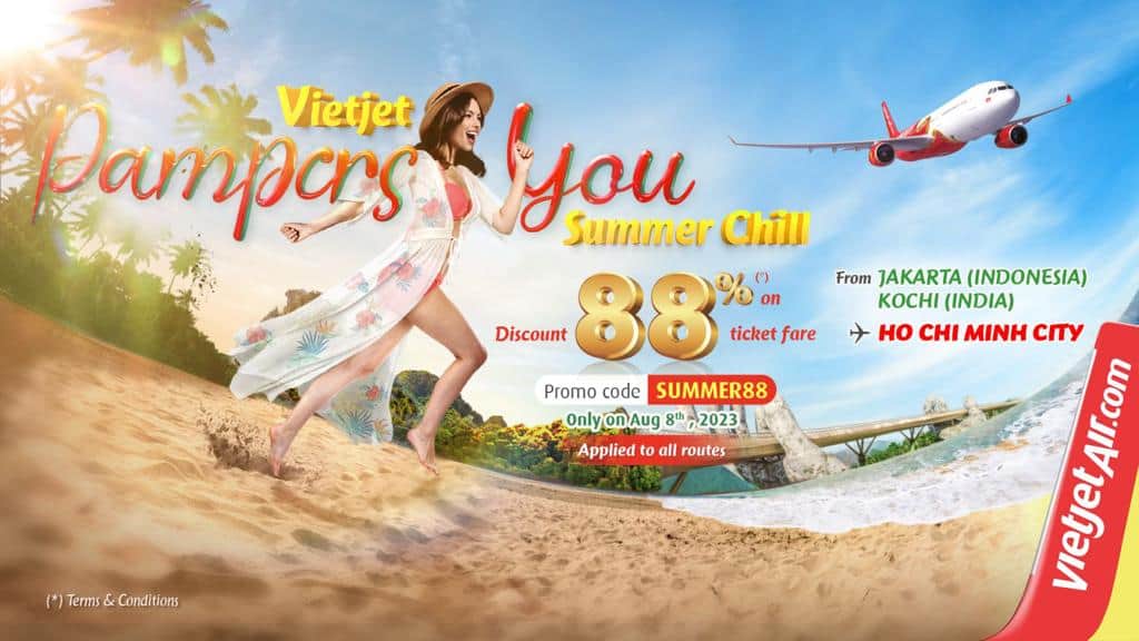 Vietjet promotes exclusive offer; 88% discount on flight tickets