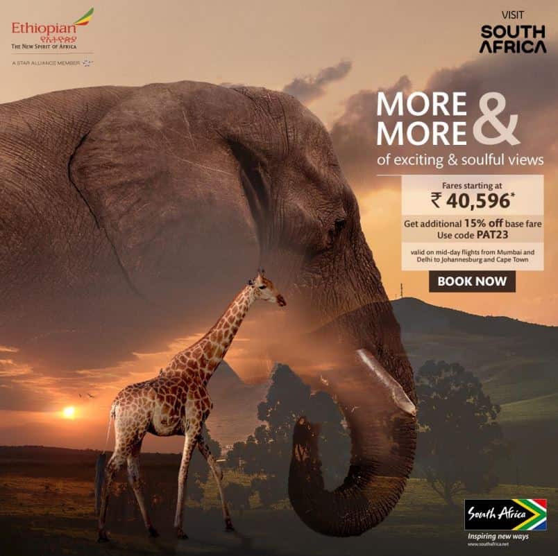 South African Tourism and Ethiopian Airlines join forces to offer deals to Indian Travellers 